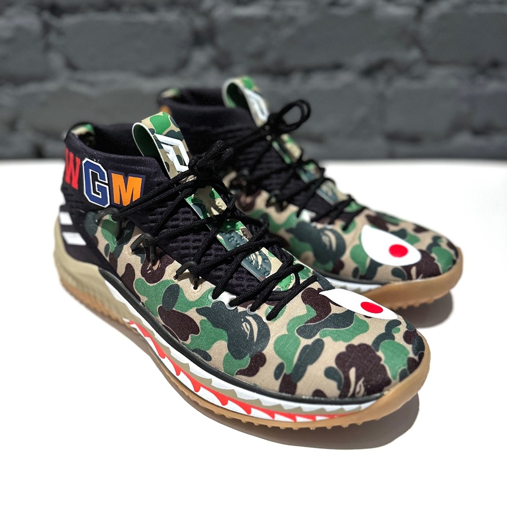 A Bathing Ape x Dame 4 'Green Camo'